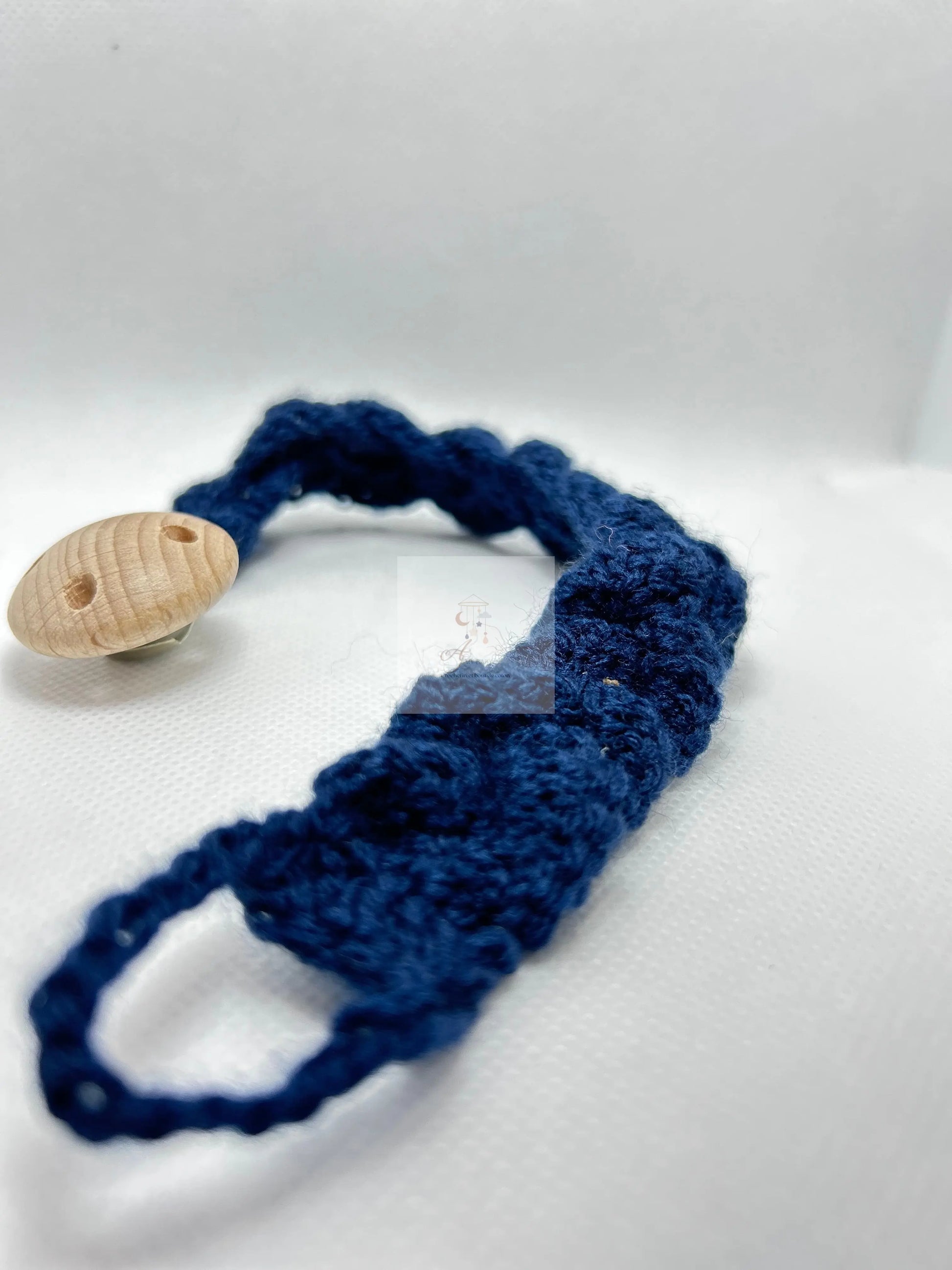 Attache tétine « Tressade » au crochet AS my Baby