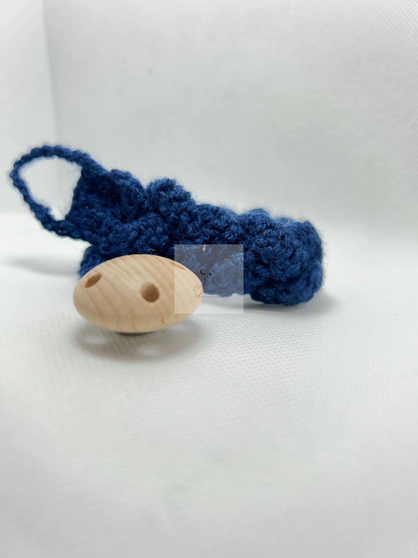 Attache tétine « Tressade » au crochet AS my Baby